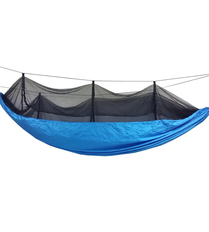 Amaca da giardino con zanzariera eurogarden in poliestere colori assortiti 278x138 cm