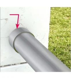 Ancoraggio a parete per corrimano in acciaio inox