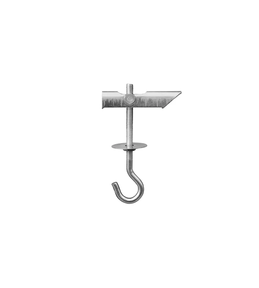 Ancore basculanti m6 in acciaio con occhiolo aperto 2 pz.