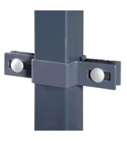 Anello di fissaggio con doppio attacco grigio 40x40 cm