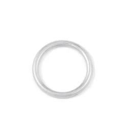 Anello tondo saldato ø 6 x 35 mm. in acciaio inox a4 - aisi 316 - 2 pz.