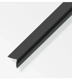 Angolare autoadesivo 20x20 pvc nero lucido - 1 metro.