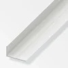 Angolare lati disuguali 29,5x53,6pvc bianco - 2,5 metri.