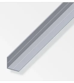 Angolare 23.5x1.5 alluminio naturale - 1 metro.