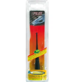 Antenna alluminio a spillo 10cm nera pilot  40181