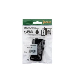 Antiscivolo antivibrazione in gomma nera 35x70 mm. spessore 2,5 mm. 4 pz.