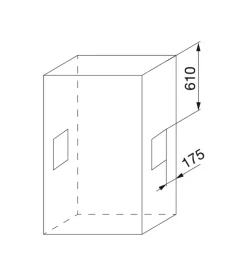 Appendiabiti saliscendi regolabile 600-830 cromo - emuca.