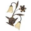 Applique 2 luce onli "alga" bronzo e14