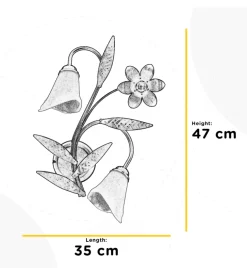 Applique 2 luce onli 