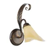 Applique 1 luce onli "alga" bronzo e14
