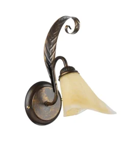 Applique 1 luce onli "alga" bronzo e14