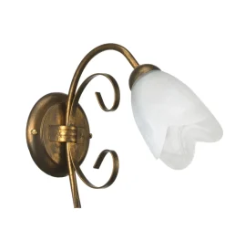 Applique 1 luce onli "odino" bronzo e14