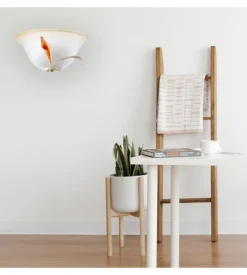 Applique 1 luce onli "vaschetta" avorio e27