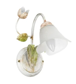 Applique 1 luce onli "wilma" bianco e14