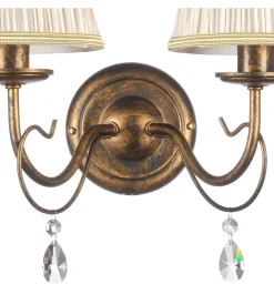 Applique 2 luci onli "delia" bronzo e14