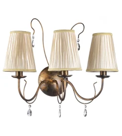 Applique 3 luci onli "delia" bronzo e14