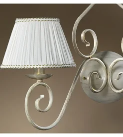 Applique 2 luci onli "vivienne" bianco e14