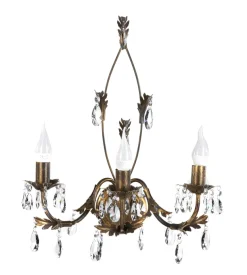 Applique 3 luci "teresa" bronzo, e14