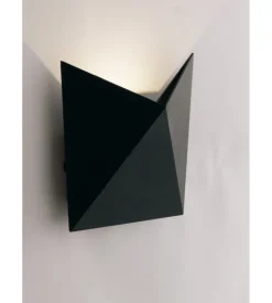 Applique a led "stealth" alluminio nero, 420lm