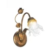 Applique "arianna" 1 luce in bronzo, e14