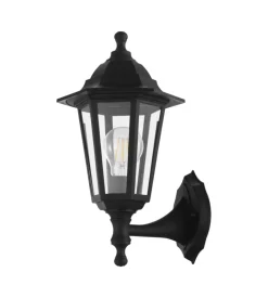 Applique da esterno eglo "duanera" nero 28w