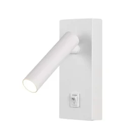 Applique da hotel  bianca per lettura 2w, 3000k