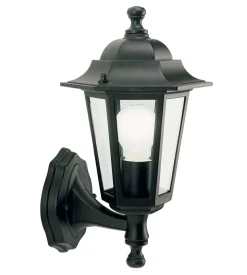 Applique "kayak " nera verso l'alto, e27