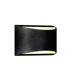 Applique led da esterno a doppio fascio luminoso vtac "bridgelux" nero 4000k