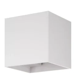 Applique led da esterno "barcarola" bianca, 550 lm