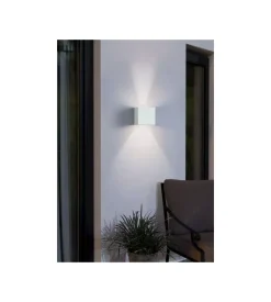 Applique led da esterno "barcarola" bianca, 550 lm