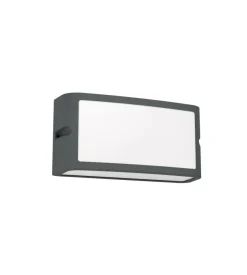 Applique led da esterno eglo "camarda" antracite 4000k