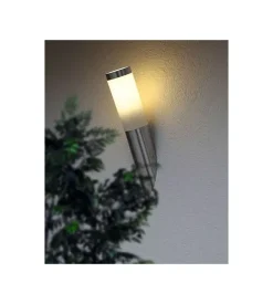 Applique led da esterno eglo "helsinki" grigio 12w