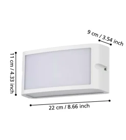 Applique led da esterno eglo 