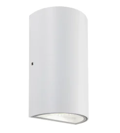Applique led "trump" bianca 12w, bianco naturale