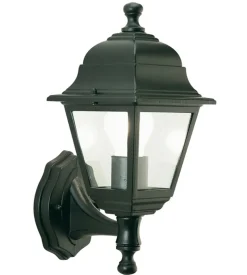 Applique "nano " verso l'alto nera, e27