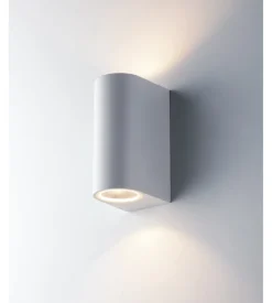 Applique "one" per esterno biemissione luminosa bianco, 35w