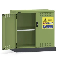 Armadietto per fitofarmaci fami "perfom" in lamiera verde 104,8x60x102,7 cm