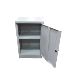 Armadietto tuttopiani anta singola essenza in metallo 1 mensola 40x50x80 cm