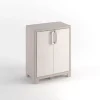 Armadio basso keter "gulliver" in polipropilene sabbia 80x44x100 cm