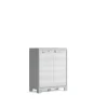 Armadio basso keter "maximo" in resina grigio chiaro 80x44x100 cm