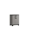 Armadio basso keter "sistema new" in polipropilene grigio 68x39x90 cm