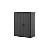 Armadio da esterno keter "cortina alto" in resina 140x73,6x170,4 cm