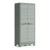 Armadio in resina alto keter "planet" grigio 80x44x182 cm