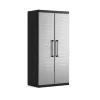Armadio in resina alto keter "detroit xl" grigio, 89x54x182 cm