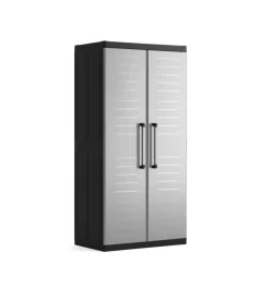 Armadio in resina alto keter "detroit xl" grigio, 89x54x182 cm