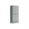 Armadio in resina alto multispace keter "planet" grigio 80x44x182 cm