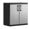Armadio in resina basso keter "detroit xl" grigio, 89x54x93 cm