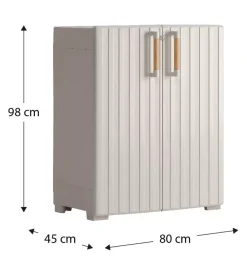 Armadio in resina basso keter 