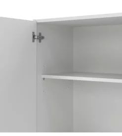 Armadio multifunzione 3 ante bianco 104,2x36x180,9 cm