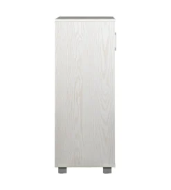 Armadio multifunzione bellahome in laminato bianco venato basso 60x35x90 cm